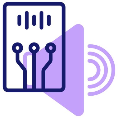 hoparlör vektör illüstrasyonu