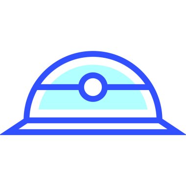 Şapka. Web simgesi basit illüstrasyon