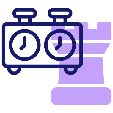 Saat. Web simgesi basit illüstrasyon 