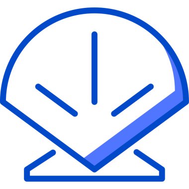 deniz kabuğu web vektör simgesi