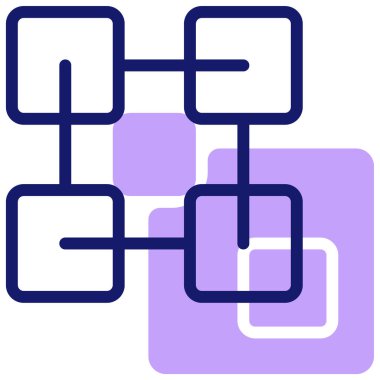 şebeke. Web simgesi basit illüstrasyon