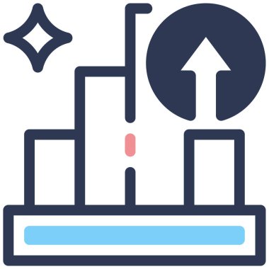 Büyüme simge vektör çizim