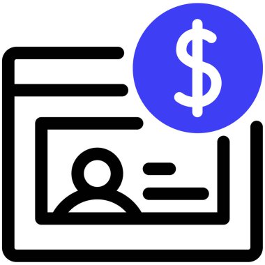 Onay simgesi, vektör illüstrasyonu basit tasarım