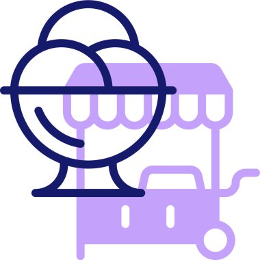 Dondurma. Web simgesi 