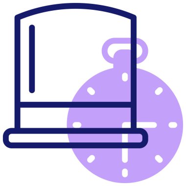 Bilgisayar. Web simgesi basit illüstrasyon