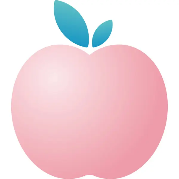 Icône Fruits Illustration Vectorielle Design Simple — Image vectorielle