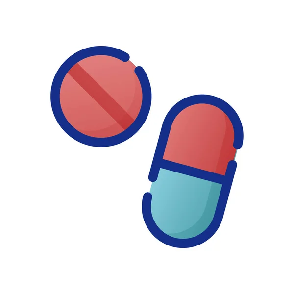 Ιατρική Και Φαρμακευτική Απεικόνιση Διανυσματική Απεικόνιση Απλό Σχεδιασμό — Διανυσματικό Αρχείο