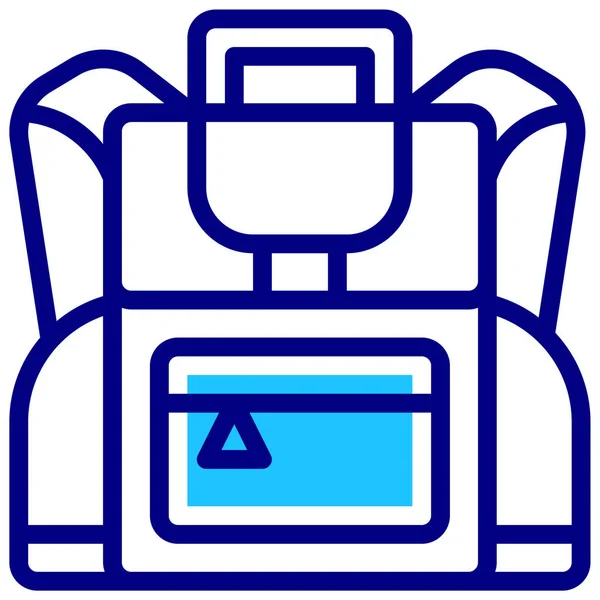 Taschensymbol Vektorillustration Einfaches Design — Stockvektor