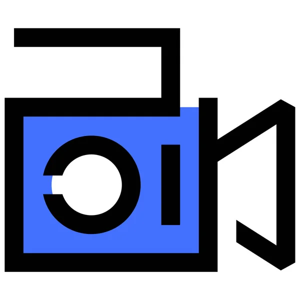 Videospeler Pictogram Vector Illustratie — Stockvector