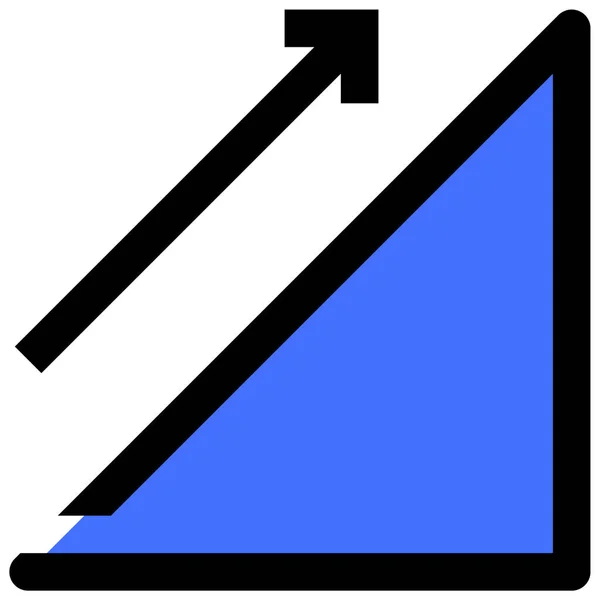 Gráfico Icono Web Ilustración Simple — Vector de stock