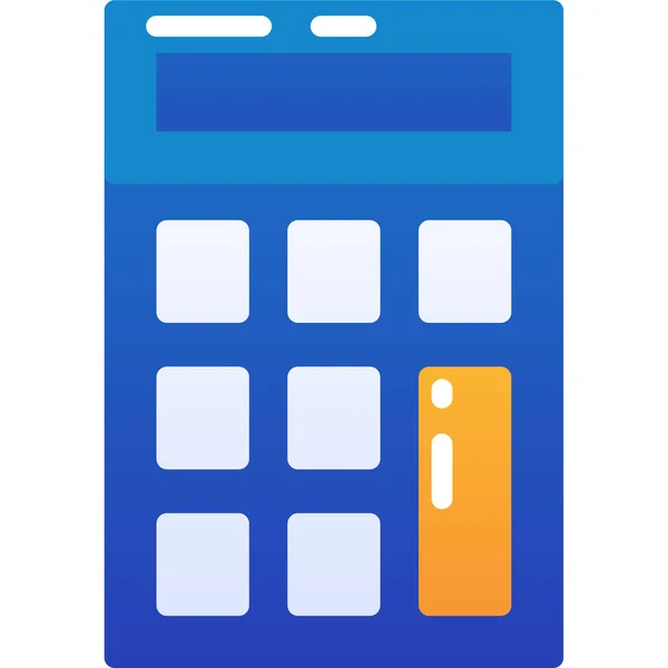 Calculator Icon Vector Illustration Simple Design — Archivo Imágenes Vectoriales