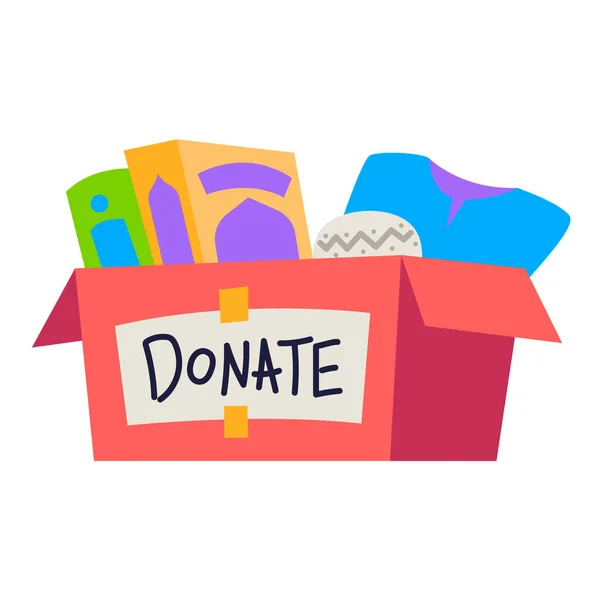 Donación Icono Web Ilustración Simple — Vector de stock