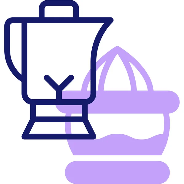 Kaffeemaschine Einfache Illustration — Stockvektor