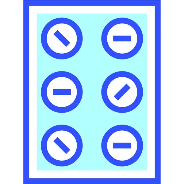 Icône Moderne Antibiotique Illustration Vectorielle — Image vectorielle