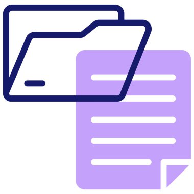 Dizin web simgesi basit illüstrasyon