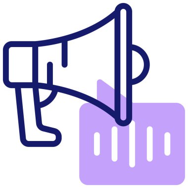 hoparlör vektör illüstrasyonu