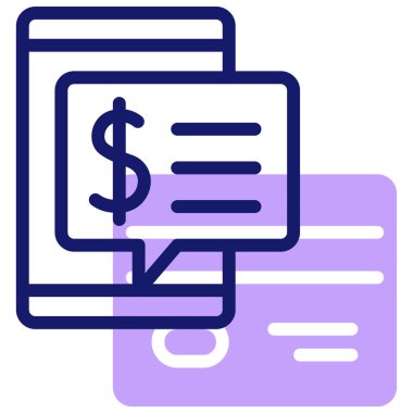 ödeme kavramı simgesi, vektör illüstrasyonu basit tasarım