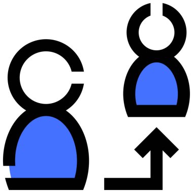 Üyelik. Web simgesi basit illüstrasyon