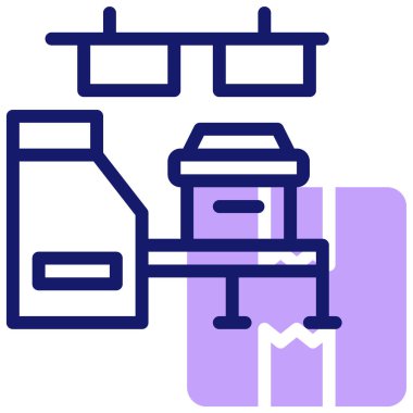 taşıyıcı web simgesi vektör illüstrasyonu