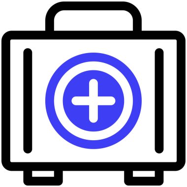 İlk yardım simgesi vektör illüstrasyonu