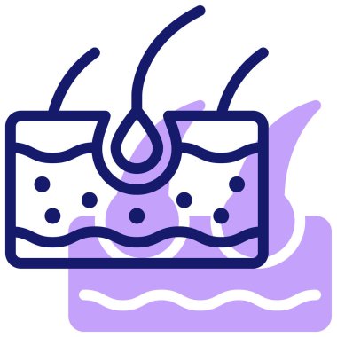 Deri. Web simgesi basit illüstrasyon 