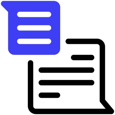 kullanıcı iletişimi, sohbet sohbet illüstrasyonu