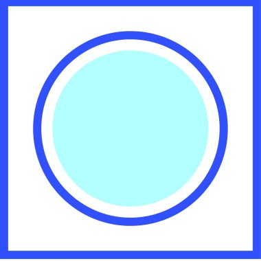 Vignette modern simgesi, vektör illüstrasyonu