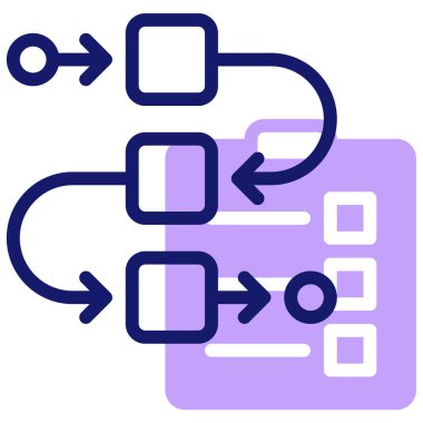 Çizelge. Web simgesi basit illüstrasyon 