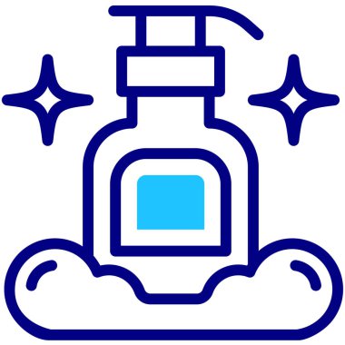 Şampuan. Web simgesi basit tasarım