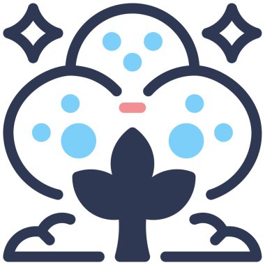 Bakteri. Web simgesi basit tasarım