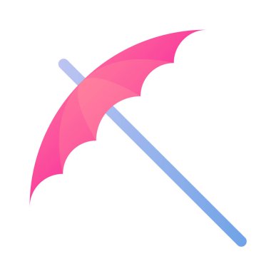 şemsiye web simgesi basit tasarım