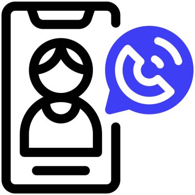 Konuş. Web simgesi basit illüstrasyon