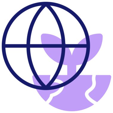 Toprak. Web simgesi basit tasarım