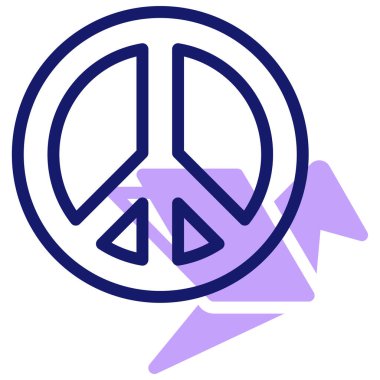 Huzur. Web simgesi basit tasarım 