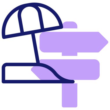 Kumsal. Web simgesi basit illüstrasyon