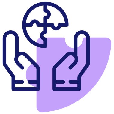 dürüstlük simgesi, vektör illüstrasyonu basit tasarım