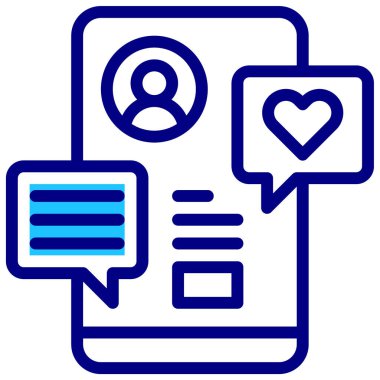 destek web simgesi, basit illüstrasyon