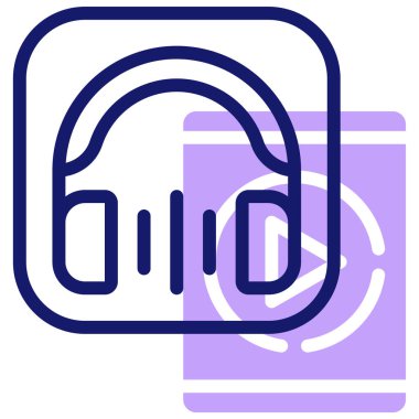 mobil uygulama simgesi, vektör illüstrasyonu basit tasarım