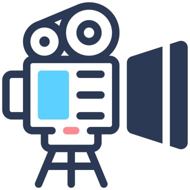 kamera simgesi, vektör illüstrasyonu basit tasarım