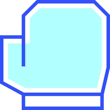 Modern boks simgesi, vektör illüstrasyonu