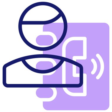 Bağlantı kur. Web simgesi basit illüstrasyon