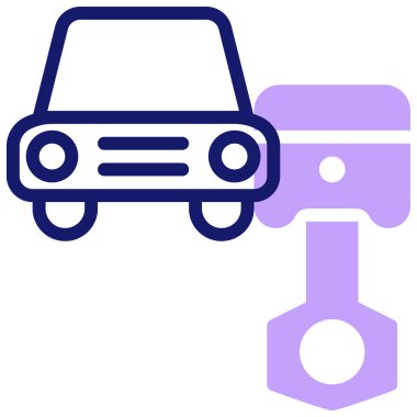 - Araba. Web simgesi basit illüstrasyon