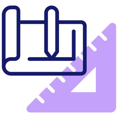 Modern tasarım simgesinin vektör illüstrasyonu