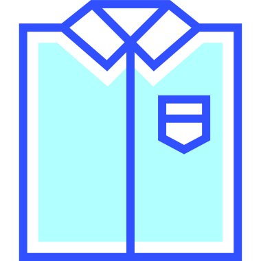 gömlek web simgesi basit illüstrasyon