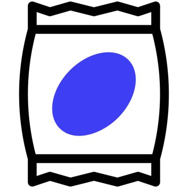 Atıştırmalık Web simgesi basit illüstrasyon 