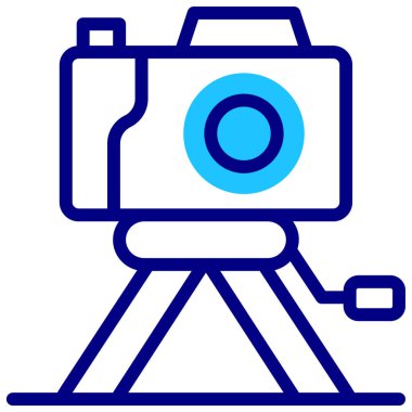 Tripod web simgesi basit tasarım