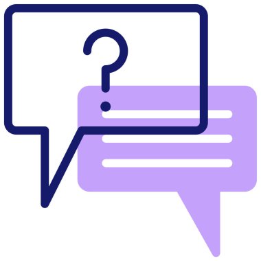 röportaj simgesi, vektör illüstrasyonu basit tasarım