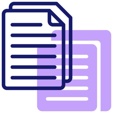 Kağıt. Web simgesi basit illüstrasyon