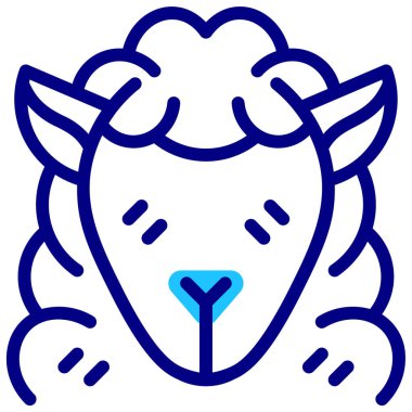 Koyunların vektör illüstrasyonu 