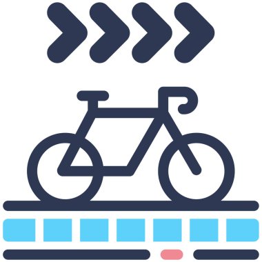 Bisiklet. Web simgesi basit illüstrasyon